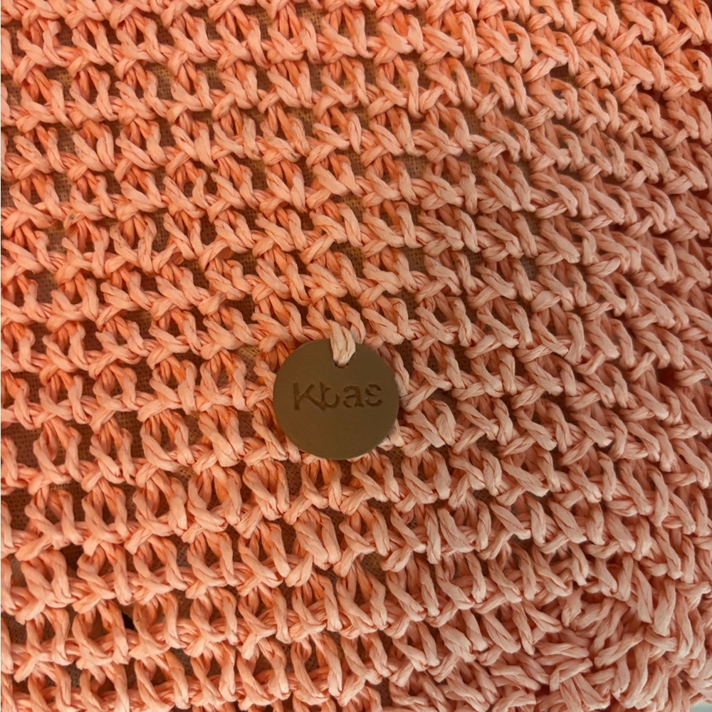 Kbas handmade boho bag with Natural Fibers 100% Rafia Sintetica- NWT - Picture 3 of 11